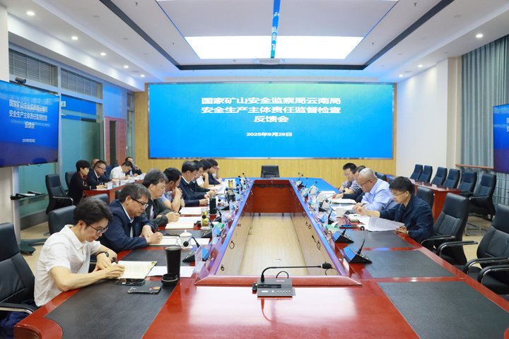 国家矿山安全监察局云南局到918博天堂·(中国区)官方网站集团开展安全生产主体责任监督检查
